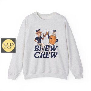 Milwaukee Brewers brew crew Crewneck Sweatshirt shirt retro tee y2k
